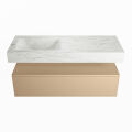 corian waschtisch set alan dlux 120 cm weiß marmor opalo ADX120oro1ll0opa