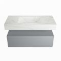 corian waschtisch set alan dlux 100 cm weiß marmor opalo ADX100Pla1lM0opa