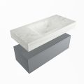 corian waschtisch set alan dlux 100 cm weiß marmor opalo ADX100Pla1lM0opa