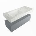 corian waschtisch set alan dlux 110 cm weiß marmor opalo ADX110Pla1ll0opa