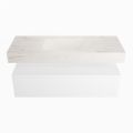 corian waschtisch set alan dlux 120 cm weiß marmor ostra ADX120Tal1lM1ost