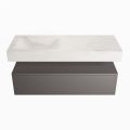 corian waschtisch set alan dlux 120 cm weiß marmor ostra ADX120Dar1ll0ost
