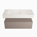 corian waschtisch set alan dlux 100 cm weiß marmor ostra ADX100Smo1ll0ost