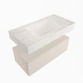 corian waschtisch set alan dlux 90 cm weiß marmor ostra ADX90lin1lM0ost