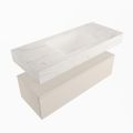 corian waschtisch set alan dlux 110 cm weiß marmor ostra ADX110lin1lM0ost