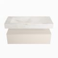 corian waschtisch set alan dlux 110 cm weiß marmor ostra ADX110lin1ll0ost