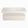 corian waschtisch set alan dlux 120 cm weiß marmor ostra ADX120lin1lR0ost