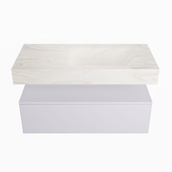 corian waschtisch set alan dlux 100 cm weiß marmor ostra ADX100cal1lR0ost
