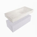 corian waschtisch set alan dlux 100 cm weiß marmor ostra ADX100cal1lR0ost