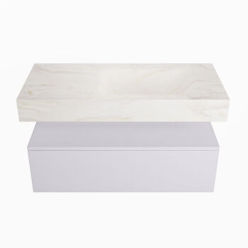 corian waschtisch set alan dlux 100 cm weiß marmor ostra ADX100cal1lR1ost
