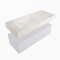 corian waschtisch set alan dlux 110 cm weiß marmor ostra ADX110cal1ll0ost