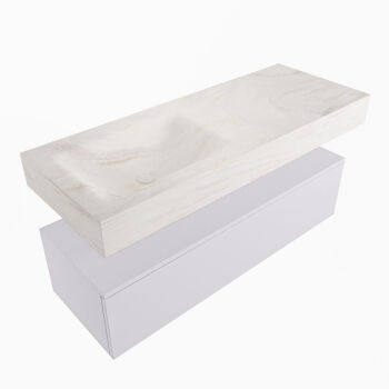 corian waschtisch set alan dlux 120 cm weiß marmor ostra ADX120cal1ll0ost