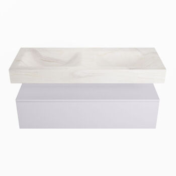 corian waschtisch set alan dlux 120 cm weiß marmor ostra ADX120cal1lD0ost