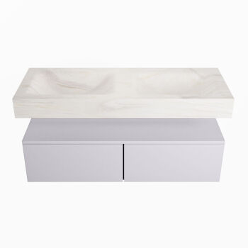 corian waschtisch set alan dlux 120 cm weiß marmor ostra ADX120cal2lD0ost