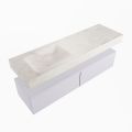 corian waschtisch set alan dlux 150 cm weiß marmor ostra ADX150cal2ll0ost