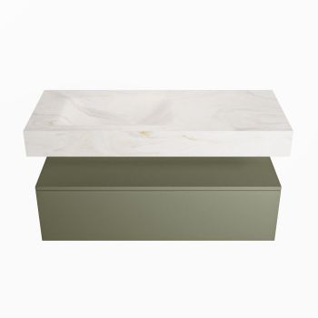 corian waschtisch set alan dlux 110 cm weiß marmor ostra ADX110Arm1ll0ost