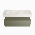 corian waschtisch set alan dlux 110 cm weiß marmor ostra ADX110Arm1ll1ost