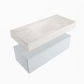 corian waschtisch set alan dlux 100 cm weiß marmor ostra ADX100cla1lM0ost