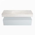 corian waschtisch set alan dlux 130 cm weiß marmor ostra ADX130cla1lM0ost