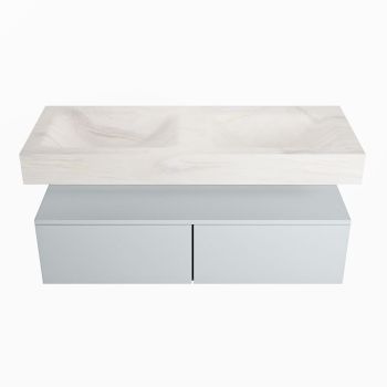 corian waschtisch set alan dlux 120 cm weiß marmor ostra ADX120cla2lD0ost