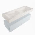 corian waschtisch set alan dlux 120 cm weiß marmor ostra ADX120cla2lD0ost
