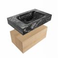 corian waschtisch set alan dlux 70 cm schwarz marmor lava ADX70was1lM1lav