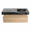 corian waschtisch set alan dlux 120 cm schwarz marmor lava ADX120was1lR0lav