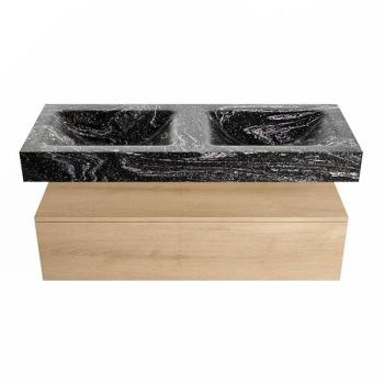 corian waschtisch set alan dlux 120 cm schwarz marmor lava ADX120was1lD0lav