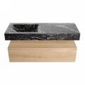corian waschtisch set alan dlux 120 cm schwarz marmor lava ADX120was1ll1lav