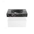 corian waschtisch set alan dlux 70 cm schwarz marmor lava ADX70Tal1lM1lav