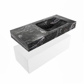 corian waschtisch set alan dlux 100 cm schwarz marmor lava ADX100Tal1lR0lav