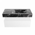 corian waschtisch set alan dlux 100 cm schwarz marmor lava ADX100Tal1lR0lav