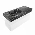 corian waschtisch set alan dlux 110 cm schwarz marmor lava ADX110Tal1ll0lav