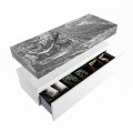 corian waschtisch set alan dlux 120 cm schwarz marmor lava ADX120Tal1ll0lav