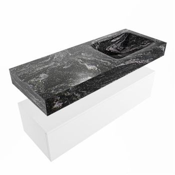 corian waschtisch set alan dlux 120 cm schwarz marmor lava ADX120Tal1lR0lav