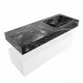 corian waschtisch set alan dlux 120 cm schwarz marmor lava ADX120Tal1lR1lav