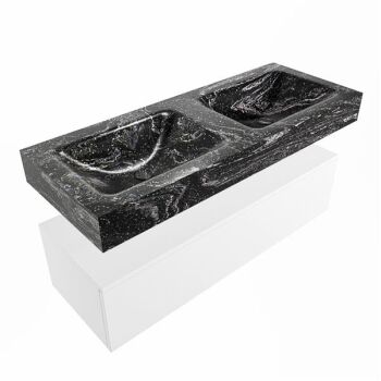 corian waschtisch set alan dlux 120 cm schwarz marmor lava ADX120Tal1lD2lav