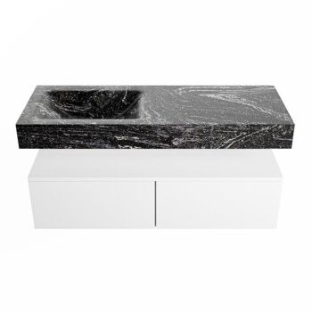 corian waschtisch set alan dlux 120 cm schwarz marmor lava ADX120Tal2ll0lav