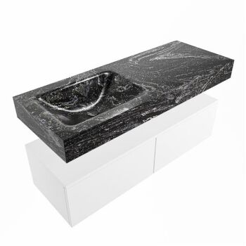 corian waschtisch set alan dlux 120 cm schwarz marmor lava ADX120Tal2ll0lav