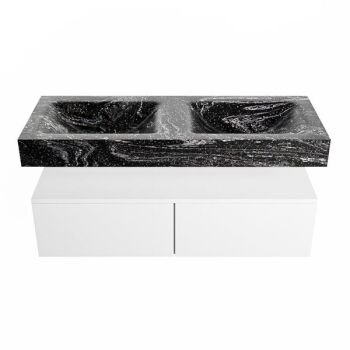 corian waschtisch set alan dlux 120 cm schwarz marmor lava ADX120Tal2lD2lav