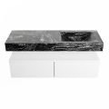corian waschtisch set alan dlux 130 cm schwarz marmor lava ADX130Tal2lR0lav