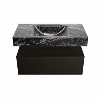 corian waschtisch set alan dlux 90 cm schwarz marmor lava ADX90Urb1lM1lav