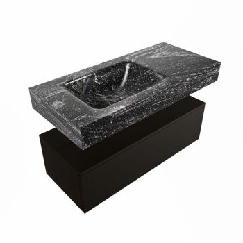 corian waschtisch set alan dlux 100 cm schwarz marmor lava ADX100Urb1ll1lav