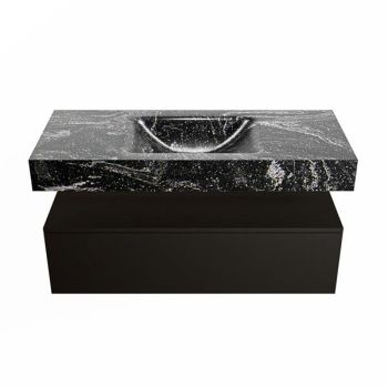 corian waschtisch set alan dlux 110 cm schwarz marmor lava ADX110Urb1lM0lav