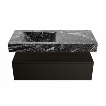 corian waschtisch set alan dlux 110 cm schwarz marmor lava ADX110Urb1ll0lav