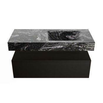 corian waschtisch set alan dlux 110 cm schwarz marmor lava ADX110Urb1lR0lav