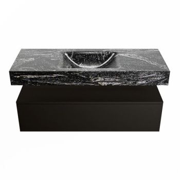 corian waschtisch set alan dlux 120 cm schwarz marmor lava ADX120Urb1lM0lav