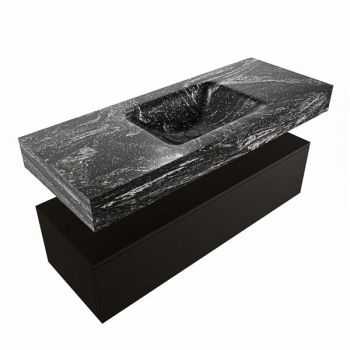 corian waschtisch set alan dlux 120 cm schwarz marmor lava ADX120Urb1lM0lav