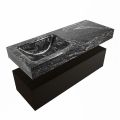 corian waschtisch set alan dlux 120 cm schwarz marmor lava ADX120Urb1ll1lav