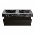 corian waschtisch set alan dlux 120 cm schwarz marmor lava ADX120Urb1lD2lav